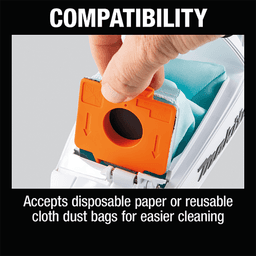 18V LXT Lithium‑ion Compact Brushless Cordless 4 ‑Speed Vacuum with Push Button/Dust Bag Tool Only Alt 9 - Image