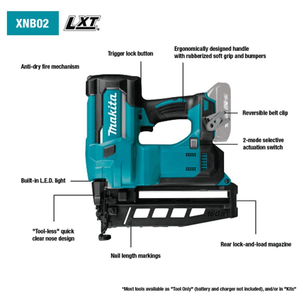 2‑1/2" x 16 Gauge Straight Finish Nailer Alt 1 - Image