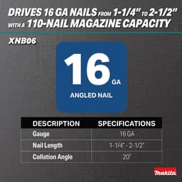 Makita Infographic XNB06 Compatibility