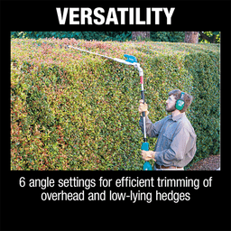 18V LXT Lithium‑Ion Brushless Cordless 20" Articulating Pole Hedge Trimmer, Tool Only Alt 18 - Image