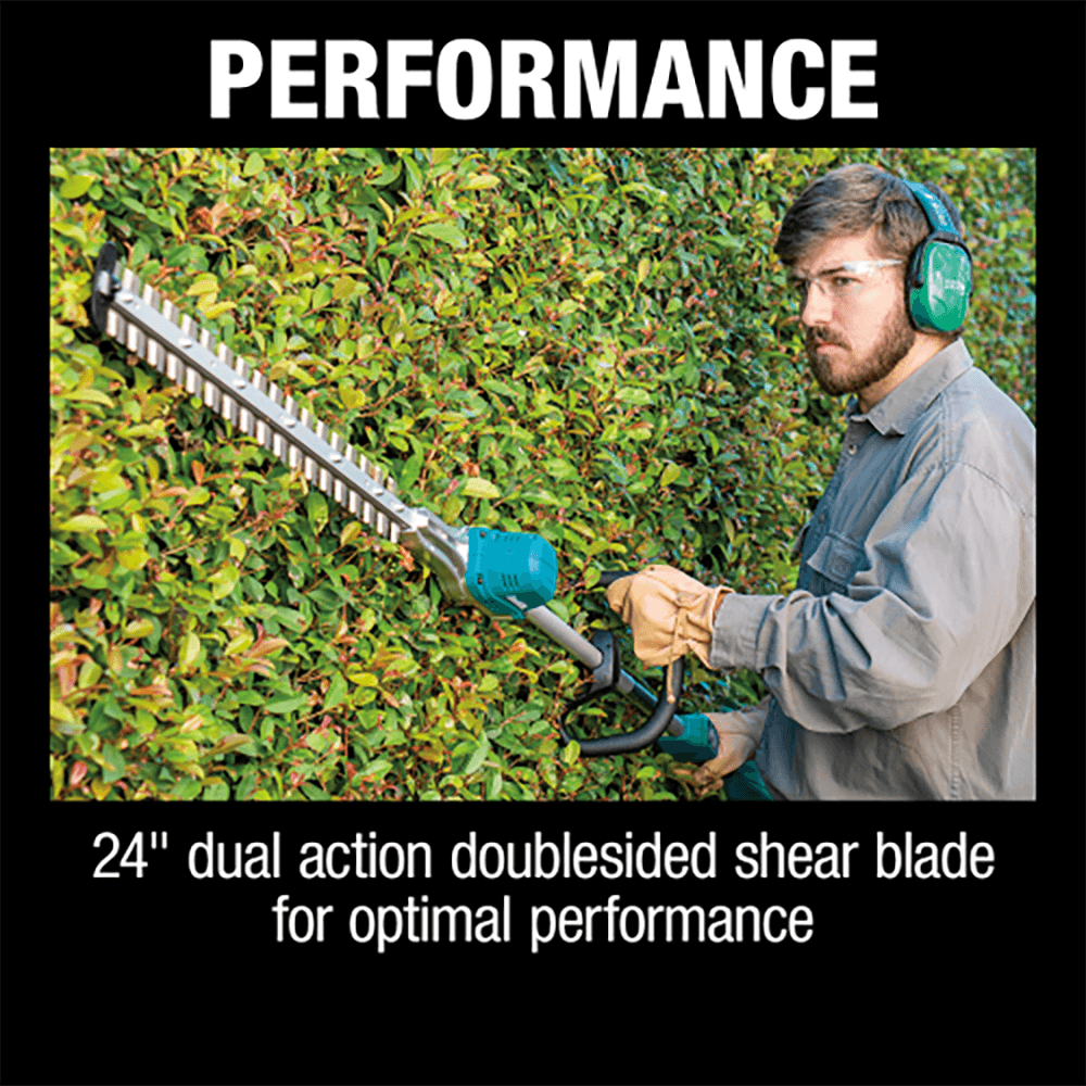 18V LXT Lithium‑Ion Brushless Cordless 24" Pole Hedge Trimmer, Tool Only Alt 14 - Image