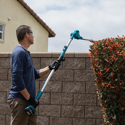 18V LXT Lithium‑Ion Cordless 18" Telescoping Articulating Pole Hedge Trimmer Kit (4.0Ah) Alt 5 - Image