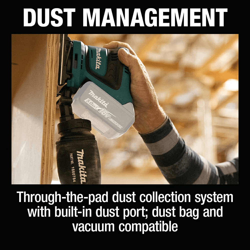 18V LXT Lithium-Ion Cordless 1/4 Sheet Finishing Sander Tool Only Alt 7 - Image