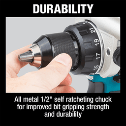 18V LXT Lithium‑Ion Brushless Cordless 1/2" Hammer Driver‑Drill Tool Only Alt 4 - Image