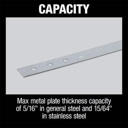 18V LXT Lithium‑Ion Cordless 5/16" Metal Hole Puncher Kit (5.0Ah) Alt 10 - Image