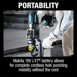 18V LXT Lithium‑Ion Cordless 5/16" Metal Hole Puncher Kit (5.0Ah) Alt 12 - Image