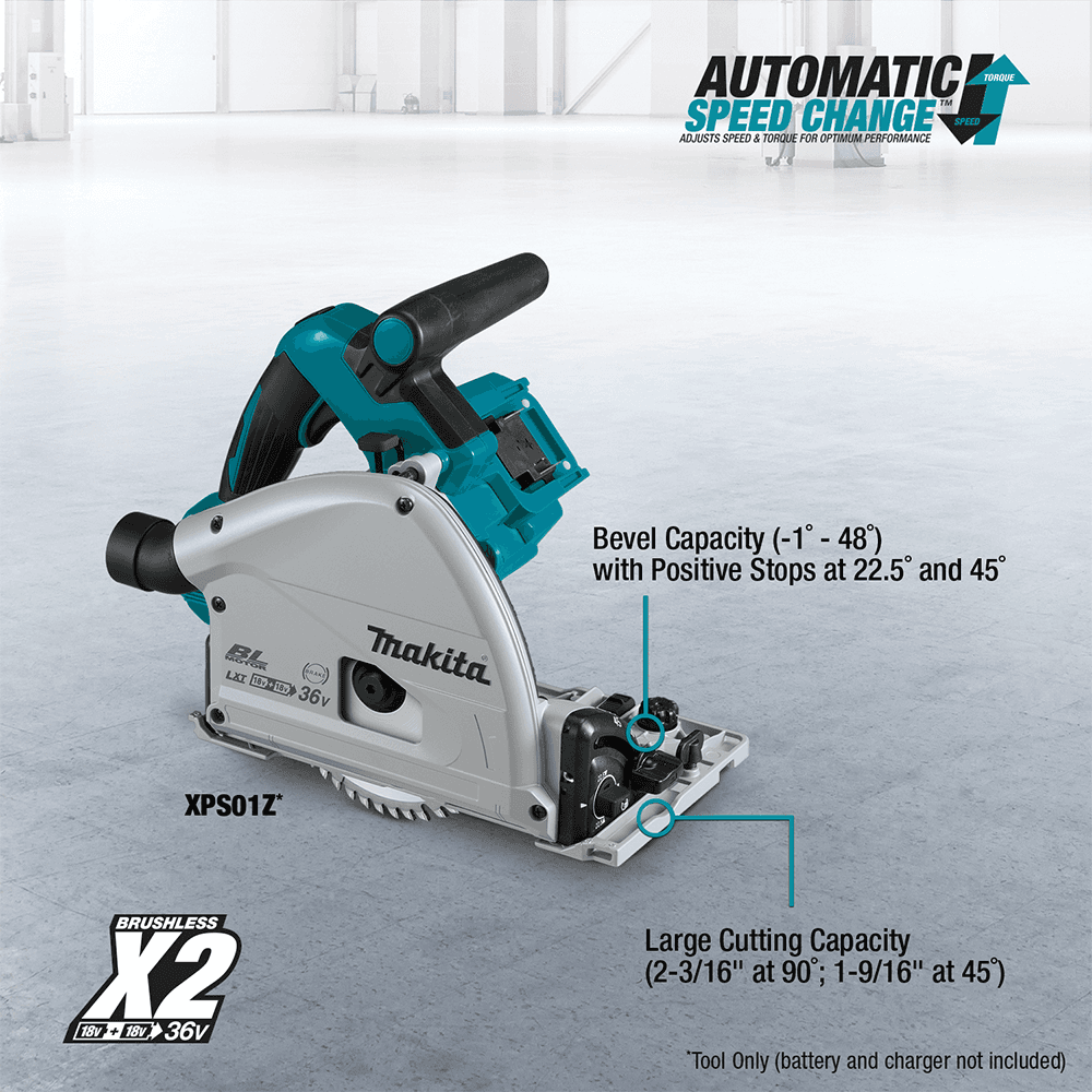 36V LXT Brushless 6-1/2" Plunge Circular Saw Tool Only Alt 1 - Image