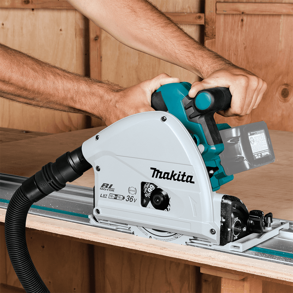 36V LXT Brushless 6-1/2" Plunge Circular Saw Tool Only with AWS Alt 6 - Image