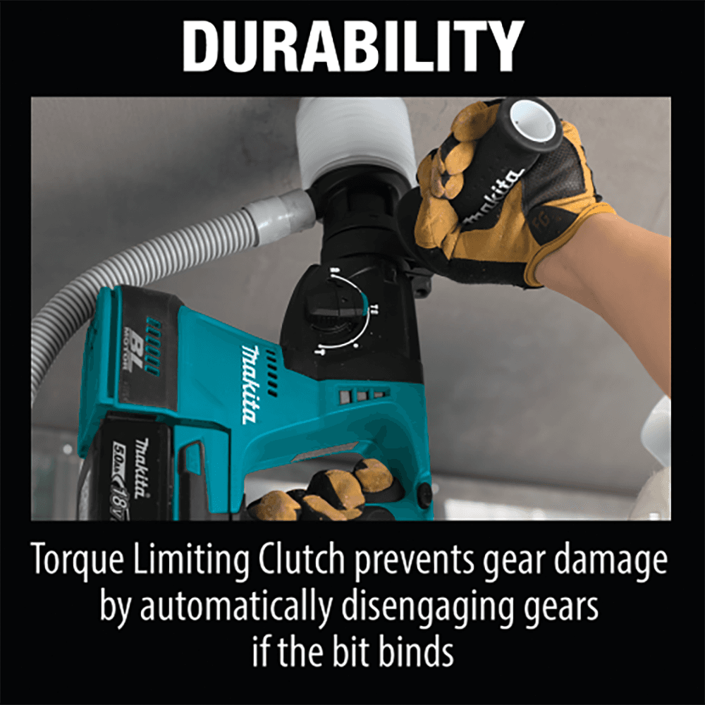 18V LXT Lithium‑Ion Brushless Cordless 1" SDS‑PLUS Rotary Hammer Kit (5.0Ah) Alt 13 - Image