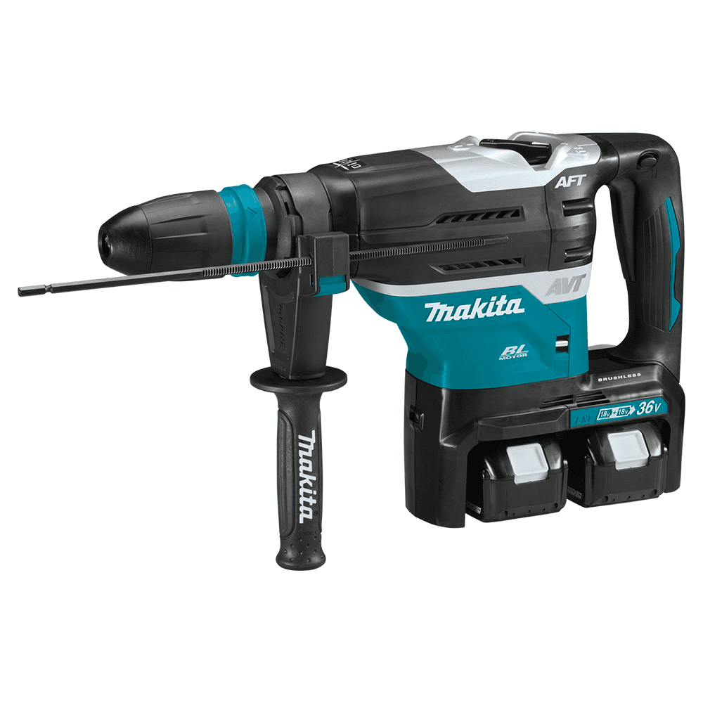 36V LXT Brushless 1-9/16" SDS-MAX Advanced AVT Rotary Hammer Kit with AFT/AWS (5.0Ah) Alt 1 - Image