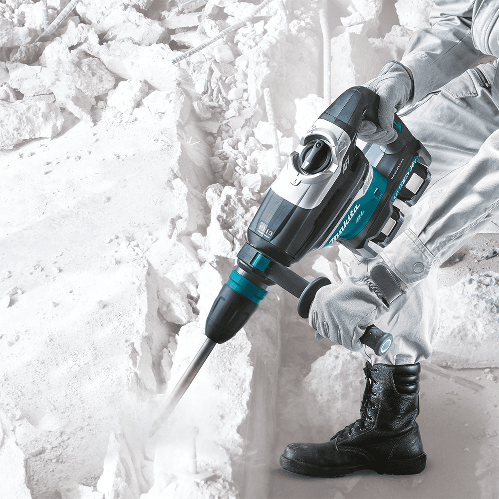 36V LXT Brushless 1-9/16" SDS-MAX Advanced AVT Rotary Hammer Kit with AFT/AWS (5.0Ah) Alt 7 - Image