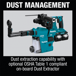 36V LXT Brushless 1-1/8" SDS-PLUS AVT Rotary Hammer Kit (5.0Ah) Alt 3 - Image