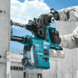 36V LXT Brushless 1-1/8" SDS-PLUS AVT Rotary Hammer Tool Only with HEPA Dust Extractor/AFT/AWS Capable Alt 4 - Image