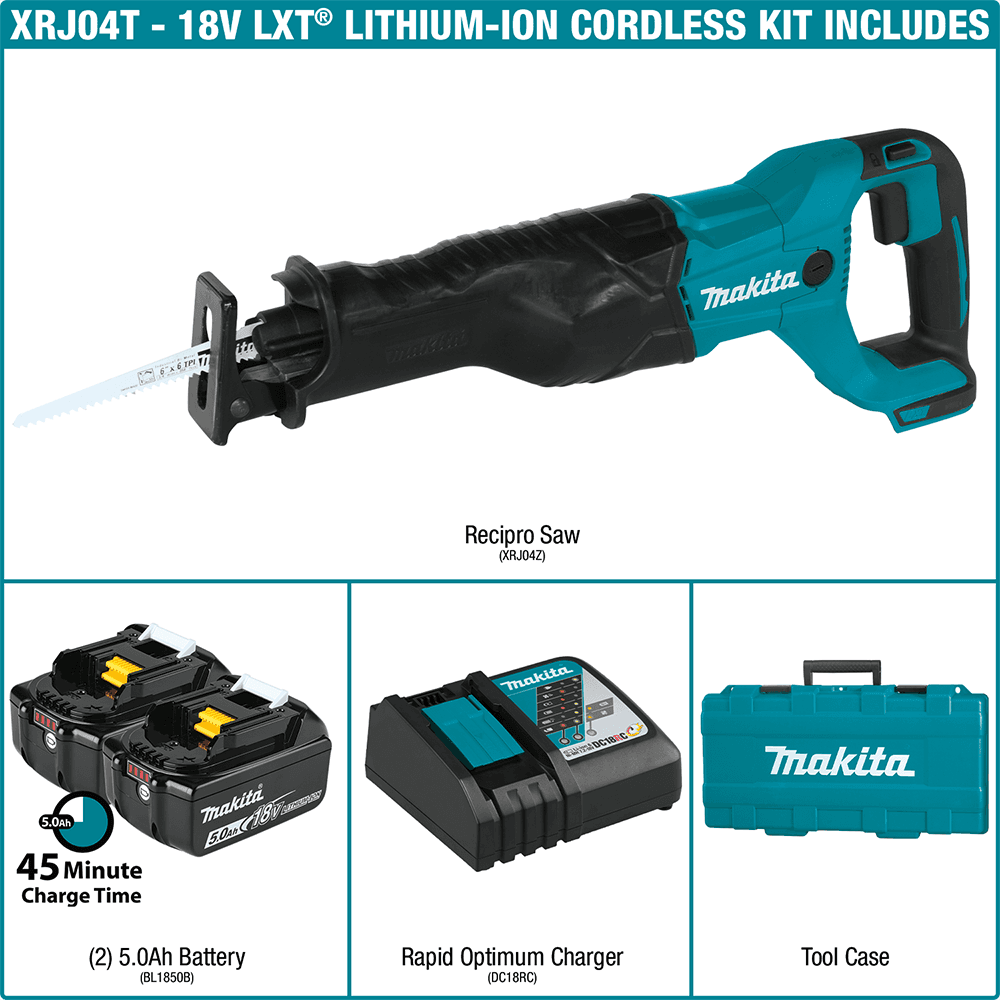 18V LXT Lithium-Ion Cordless Recipro Saw Kit (5.0Ah) Alt 7 - Image