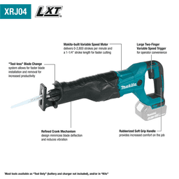 18V LXT Lithium-Ion Cordless Recipro Saw Tool Only Alt 1 - Image