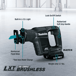 18V LXT Lithium-Ion Sub-Compact Brushless Cordless Recipro Saw Kit (2.0Ah) Alt 2 - Image