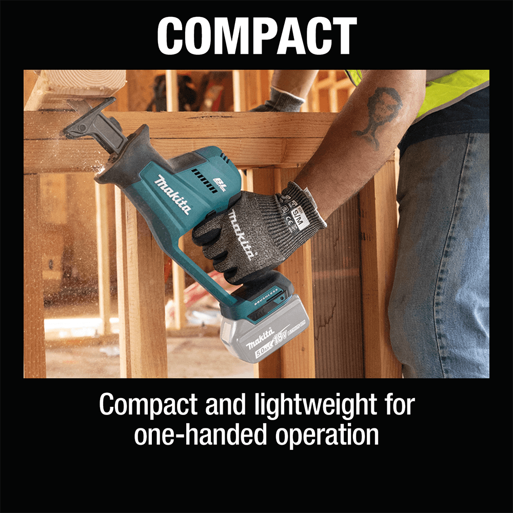 18V LXT Lithium-Ion Brushless Cordless Compact One-Handed Recipro Saw Tool Only Alt 4 - Image