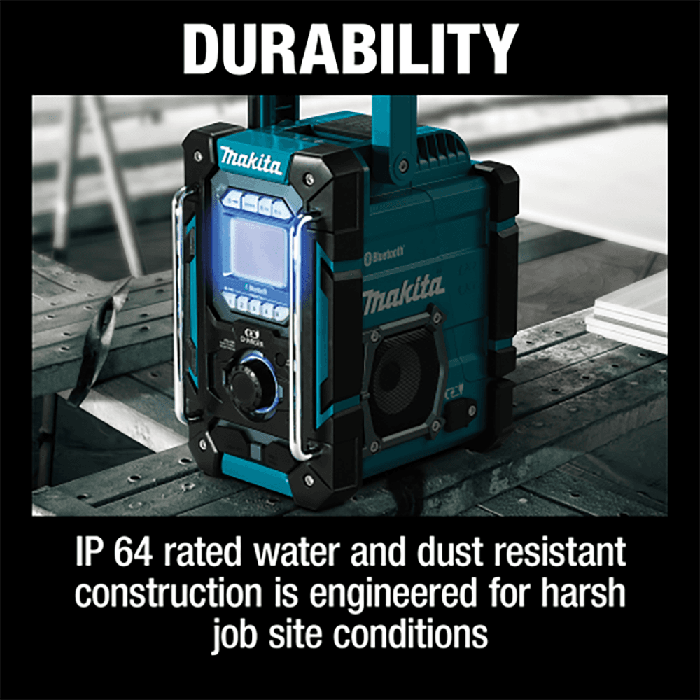 18V LXT 12V Max CXT Lithium‑Ion Cordless/Corded Bluetooth Job Site Charger/Radio, Tool Only Alt 6 - Image