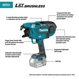 18V LXT Lithium‑Ion Brushless Cordless Rebar Tying Tool Kit (5.0Ah) Alt 3 - Image