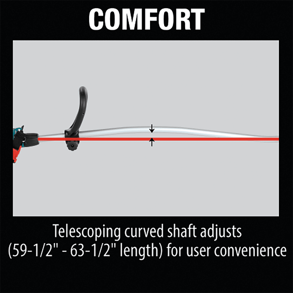 18V LXT Lithium‑Ion Brushless Cordless Curved Shaft String Trimmer, Tool Only Alt 14 - Image