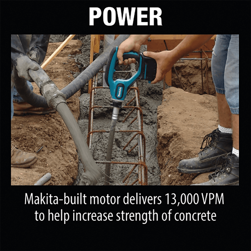 4' 18V LXT Lithium‑Ion Cordless Concrete Vibrator Kit (5.0Ah) Alt 11 - Image