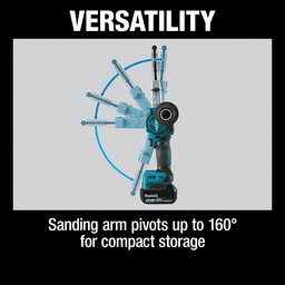 3/8" x 21" 18V LXT Lithium-Ion Brushless Cordless Detail Belt Sander Kit (5.0Ah) Alt 8 - Image