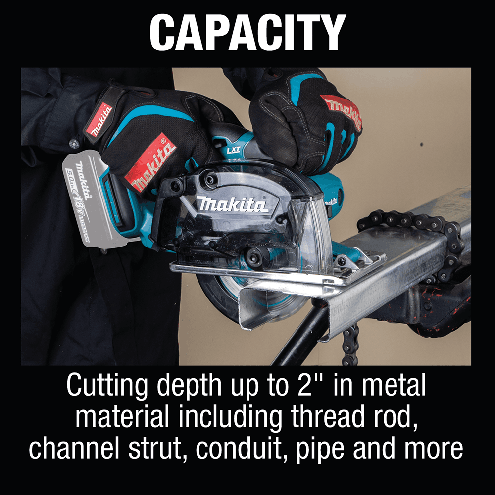 18V LXT Lithium-Ion Cordless 5-3/8" Metal Cutting Saw with Electric Brake/Chip Collector Tool Only Alt 15 - Image