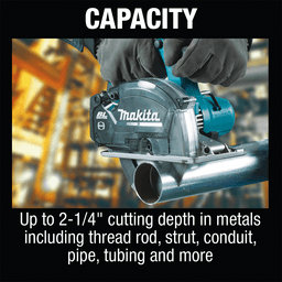 18V LXT Lithium-Ion Brushless Cordless 5-7/8" Metal Cutting Saw with Electric Brake/Chip Collector Tool Only Alt 15 - Image