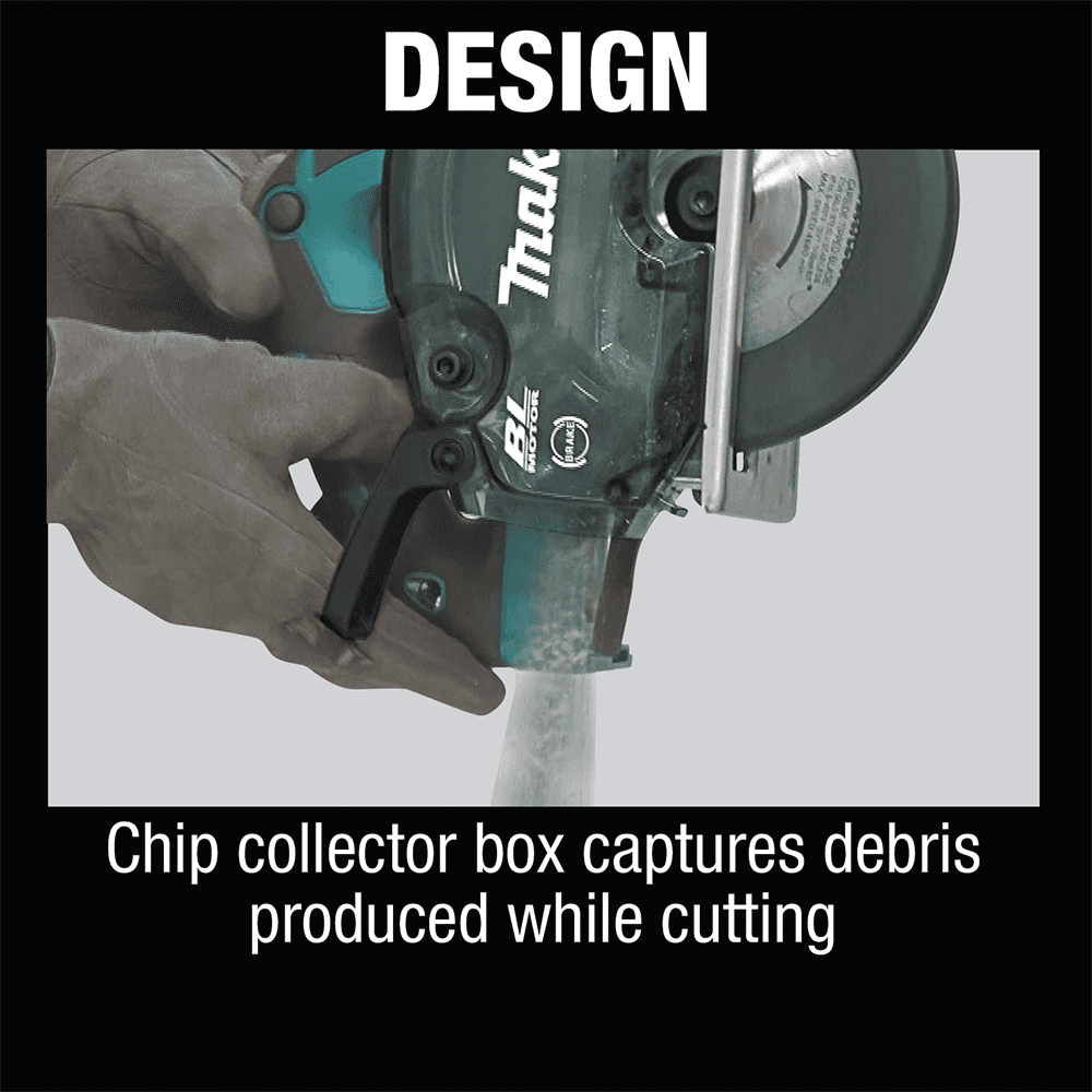 18V LXT Lithium-Ion Brushless Cordless 5-7/8" Metal Cutting Saw with Electric Brake/Chip Collector Tool Only Alt 18 - Image