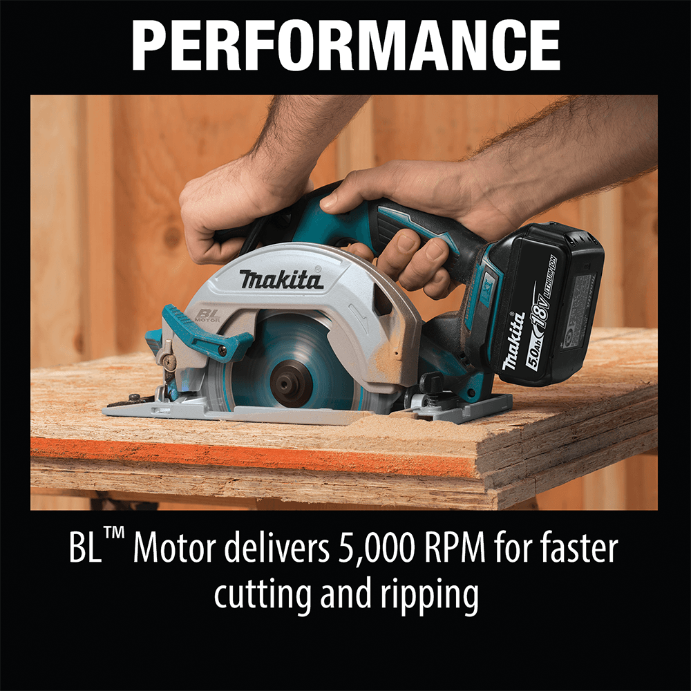 18V LXT Lithium-Ion Brushless Cordless 6-1/2" Circular Saw Kit (5.0Ah) Alt 24 - Image