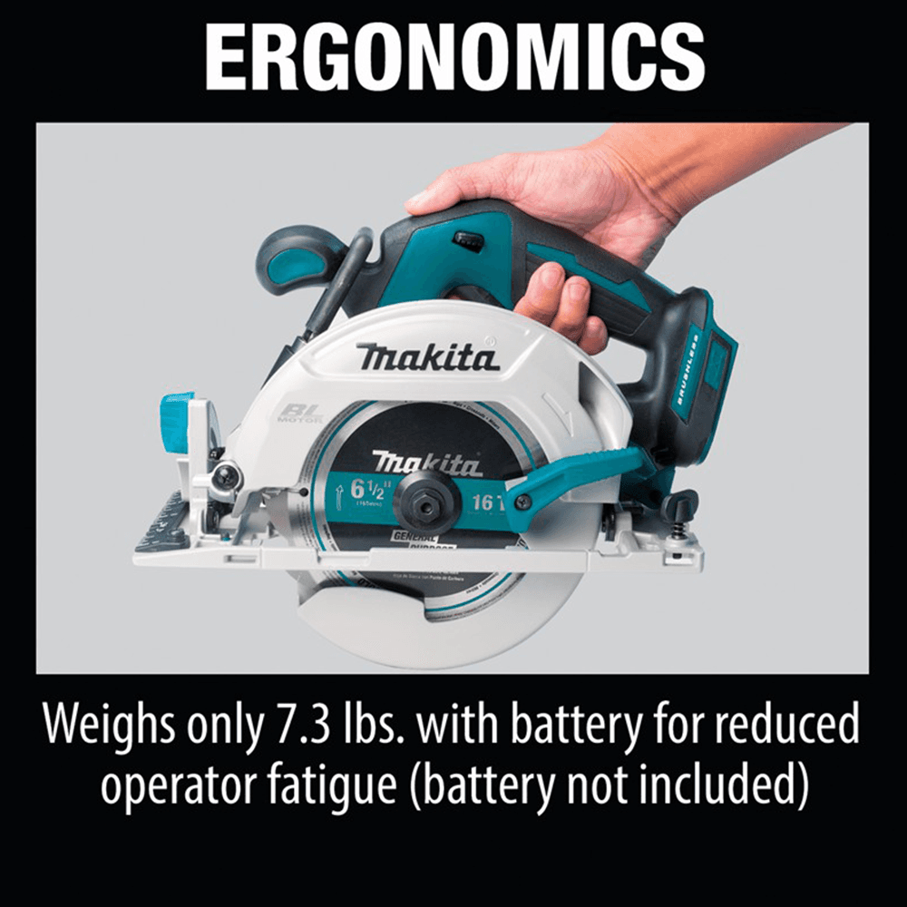 Makita Brushless Cordless 6-1/2" Circular Saw with Tool