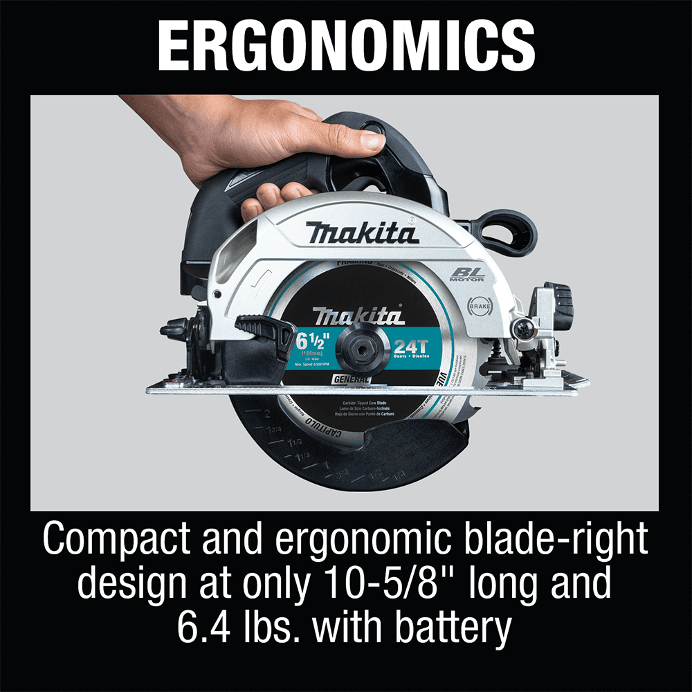18V LXT Lithium-Ion Sub-Compact Brushless Cordless 6-1/2" Circular Saw Kit (2.0Ah) Alt 28 - Image