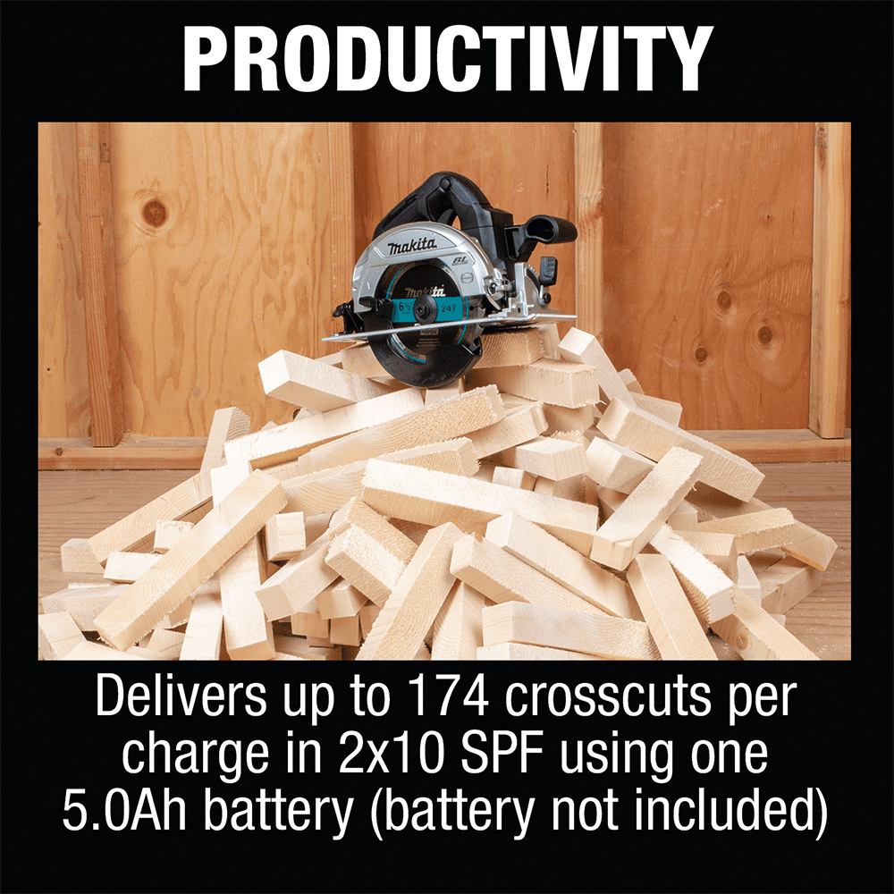 18V LXT Lithium-Ion Sub-Compact Brushless Cordless 6-1/2" Circular Saw Kit (2.0Ah) Alt 32 - Image