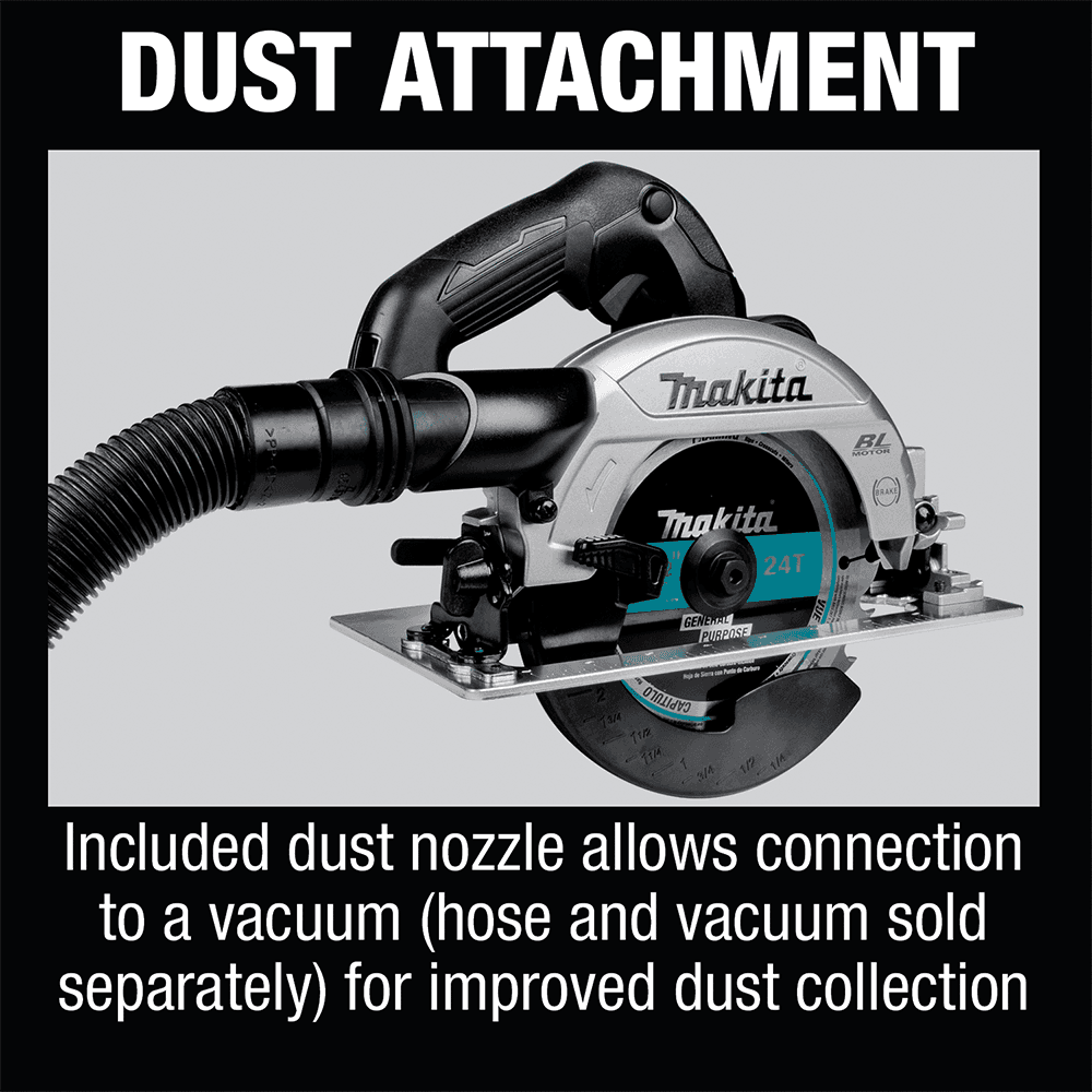 18V LXT Lithium-Ion Sub-Compact Brushless Cordless 6-1/2" Circular Saw Tool Only Alt 32 - Image