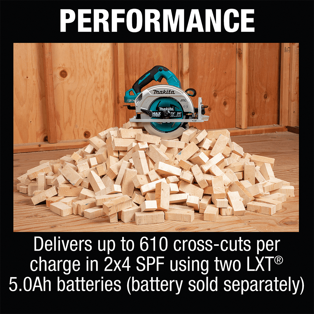 36V LXT Brushless 7-1/4" Circular Saw Tool Only with AWS Capable Alt 23 - Image