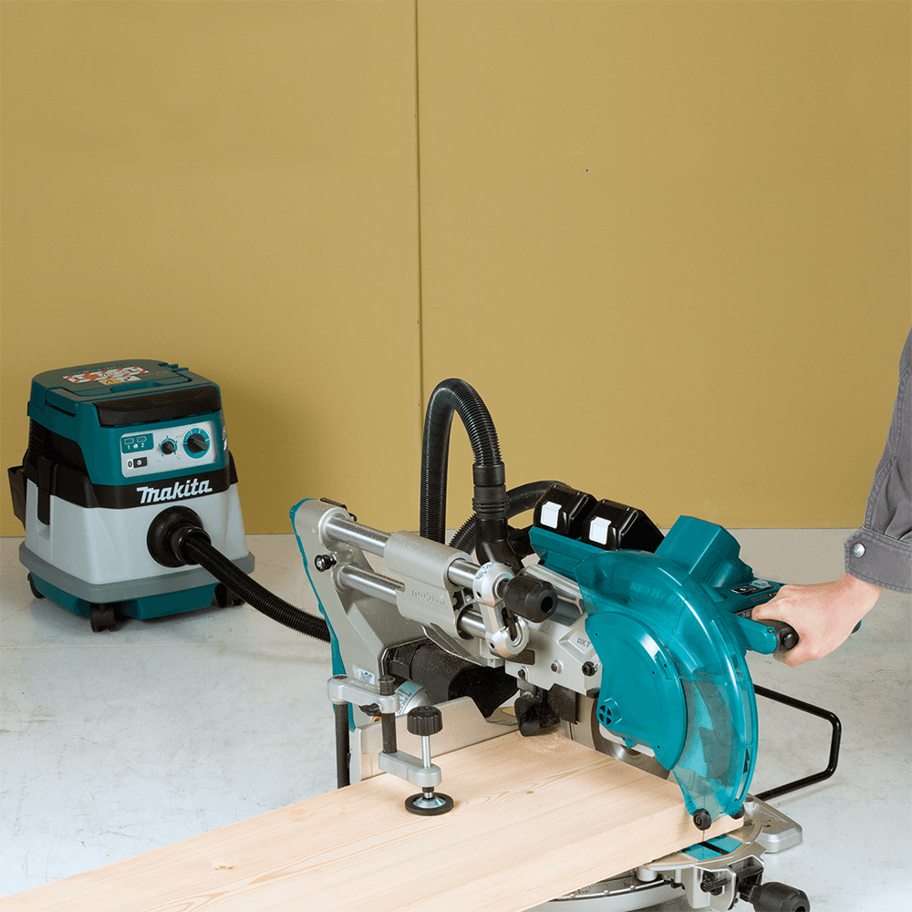 36V LXT Brushless 10" Dual-Bevel Sliding Compound Miter Saw Kit with AWS/Laser (5.0Ah) Alt 2 - Image