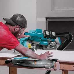 36V LXT Brushless 10" Dual-Bevel Sliding Compound Miter Saw Kit with AWS/Laser (5.0Ah) Alt 3 - Image