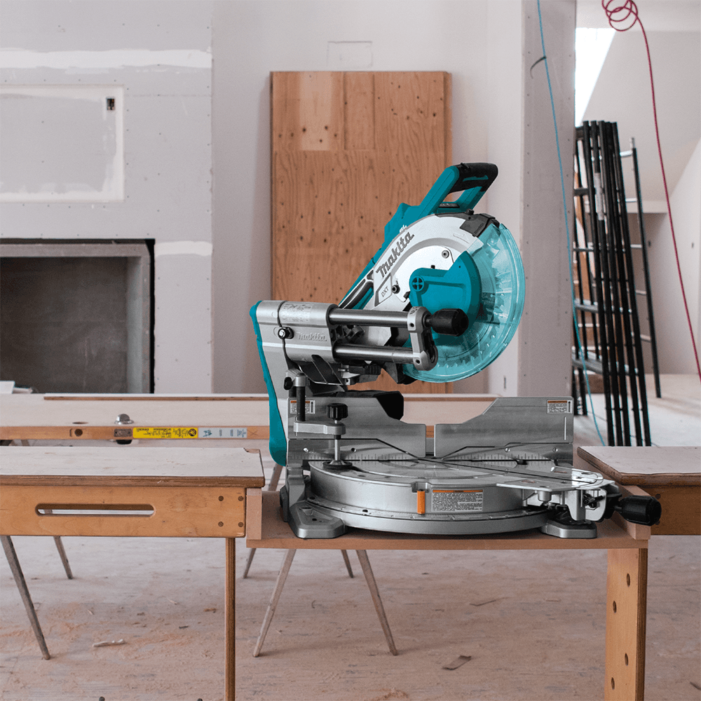 36V LXT Brushless 10" Dual-Bevel Sliding Compound Miter Saw Tool Only with Laser Alt 12 - Image