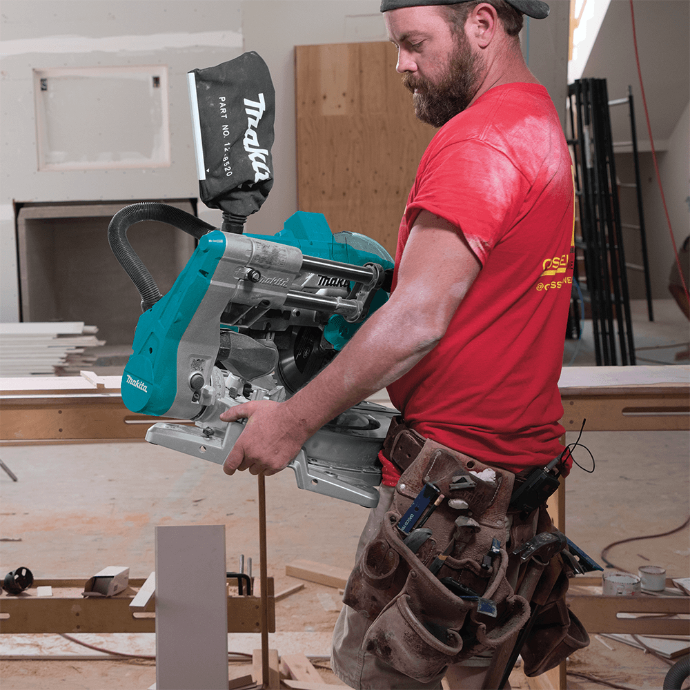 36V LXT Brushless 10" Dual-Bevel Sliding Compound Miter Saw Tool Only with Laser Alt 17 - Image