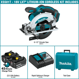 18V LXT Lithium-Ion Cordless 6-1/2" Circular Saw Kit (5.0Ah) Alt 7 - Image