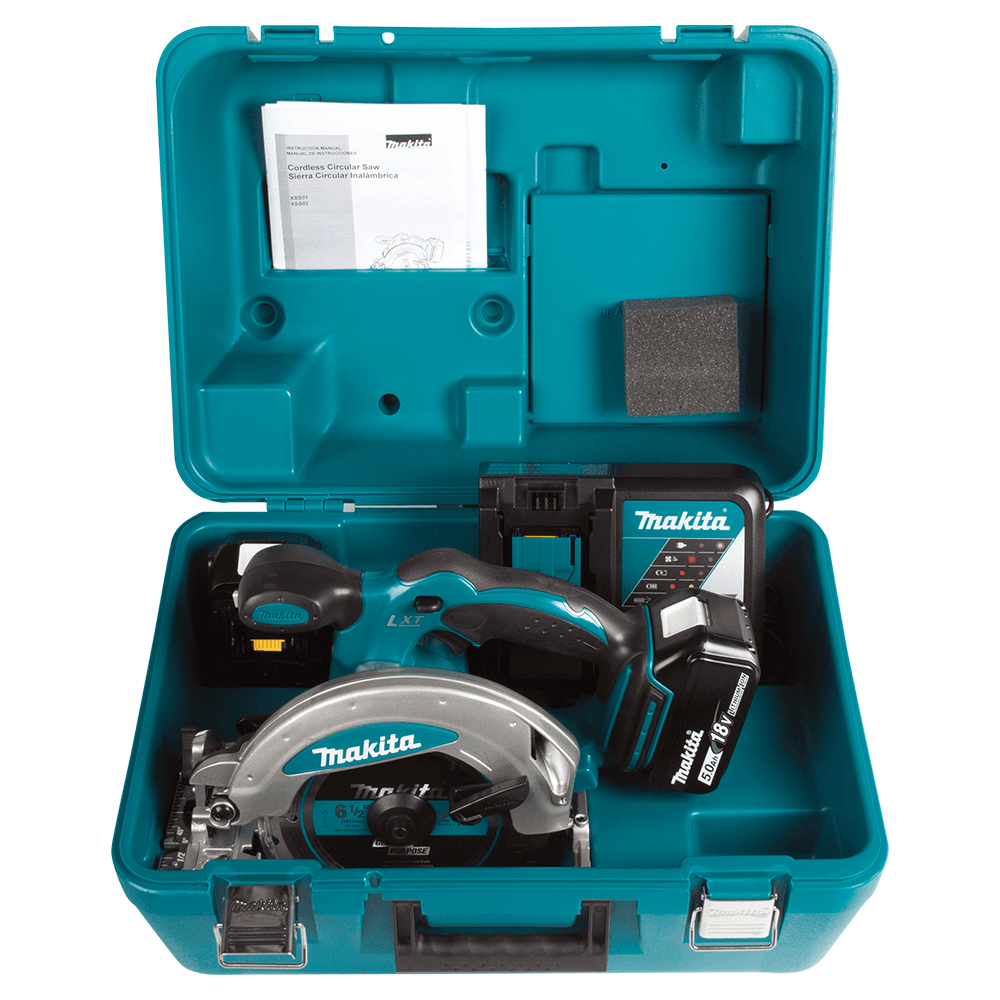 18V LXT Lithium-Ion Cordless 6-1/2" Circular Saw Kit (5.0Ah) Alt 9 - Image