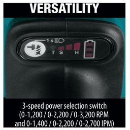 Quick-Shift Mode Selector for Precise Fastening Control