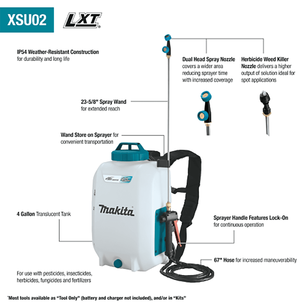 18V LXT Lithium‑Ion Cordless 4 Gallon Backpack Sprayer Kit (4.0Ah) Alt 2 - Image