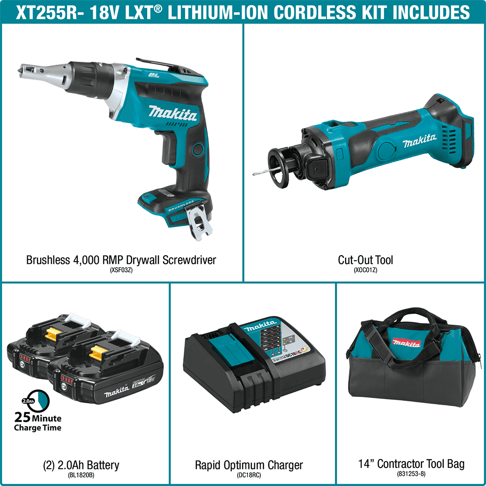 18V LXT Lithium-Ion Compact Cordless 2-Piece Combo Kit (2.0Ah) Alt 20 - Image