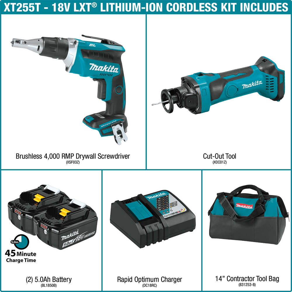 18V LXT Lithium-Ion Cordless 2-Piece Combo Kit (5.0Ah) Alt 23 - Image