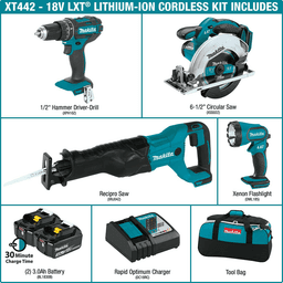 18V LXT Lithium-Ion Cordless 4-Piece Combo Kit (3.0Ah) Alt 28 - Image