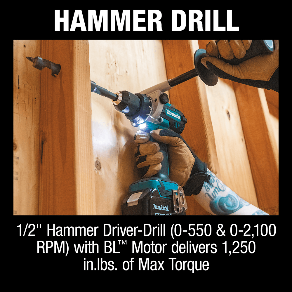 XT452T 18V LXT Lithium-Ion Brushless Cordless 4-Piece Combo Kit (5.0Ah) Alt 22 - Image