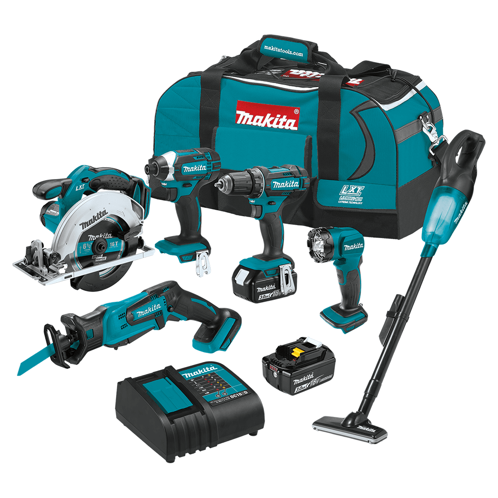 XT614SX1 18V LXT Lithium-Ion Cordless 6-Piece Combo Kit (3.0Ah) Main - Image