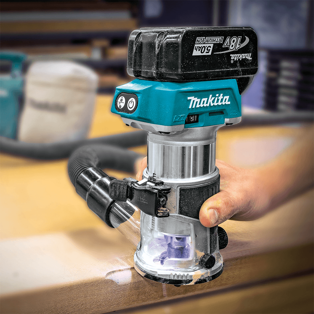 18V LXT Lithium-Ion Brushless Cordless Compact Router Starter Kit (5.0Ah) Alt 2 - Image