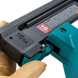 Makita XTS02Z Feature Shot (rear lock-and-load)